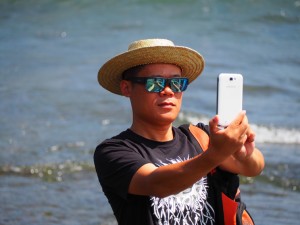 Les chinois, adeptes du selfie